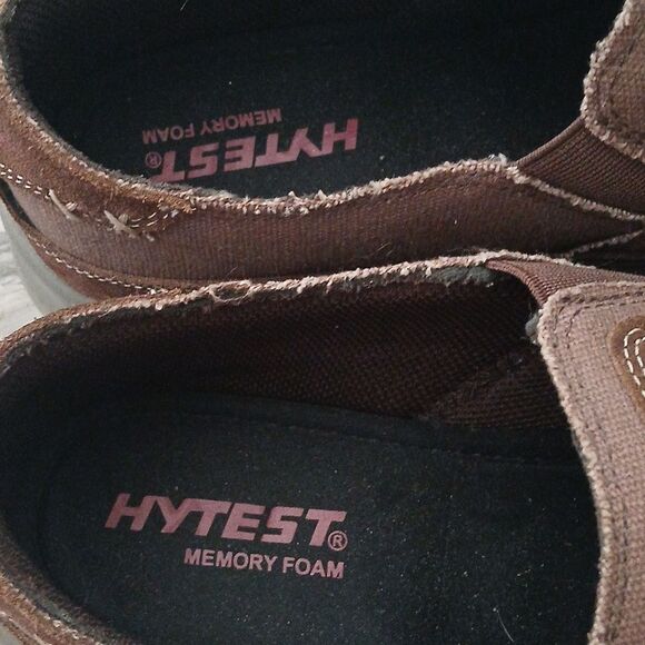 Hytest Brown Mens Blake Steel Toe Slip On Shoes  Sz 13W worn once EUC main image 2
